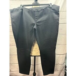 Great Expectations Maternity Black Skinny Jeans XXL 20 Pull On Full Belly Band